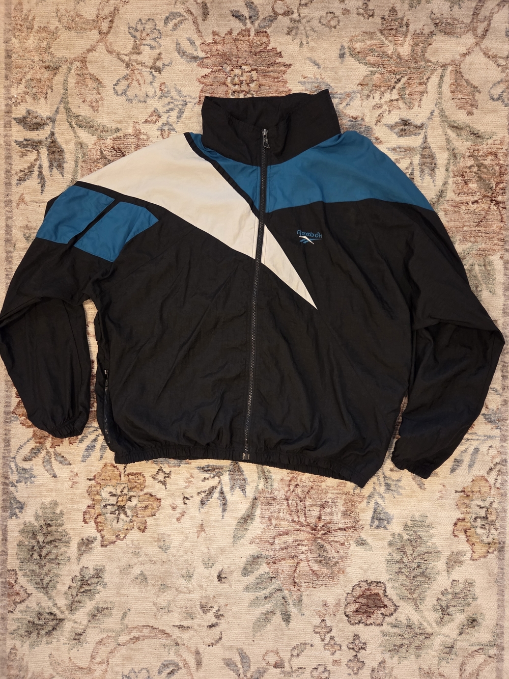 Vintage Reebok Men’s Colorblock Windbreaker Jacket